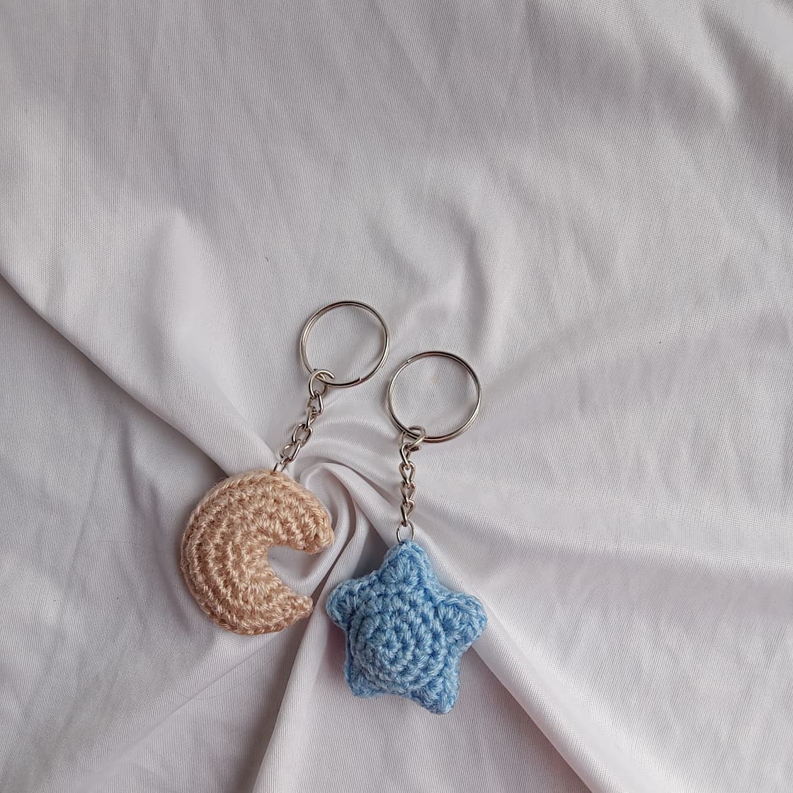 Star and Moon Charm